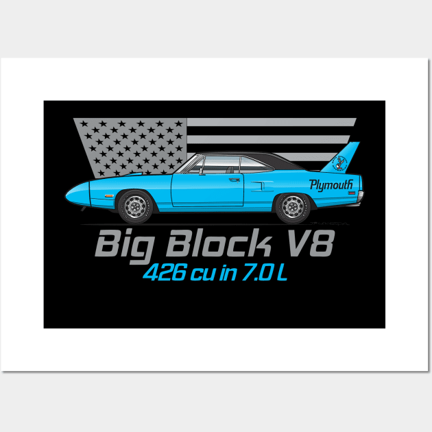 426-Corporate Blue Wall Art by JRCustoms44